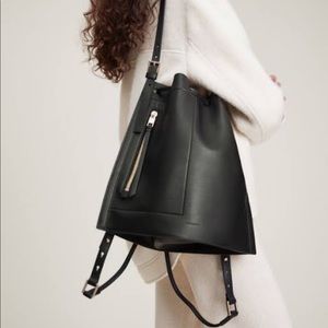 LIKE NEW All Saints Alpha Leather Backpack